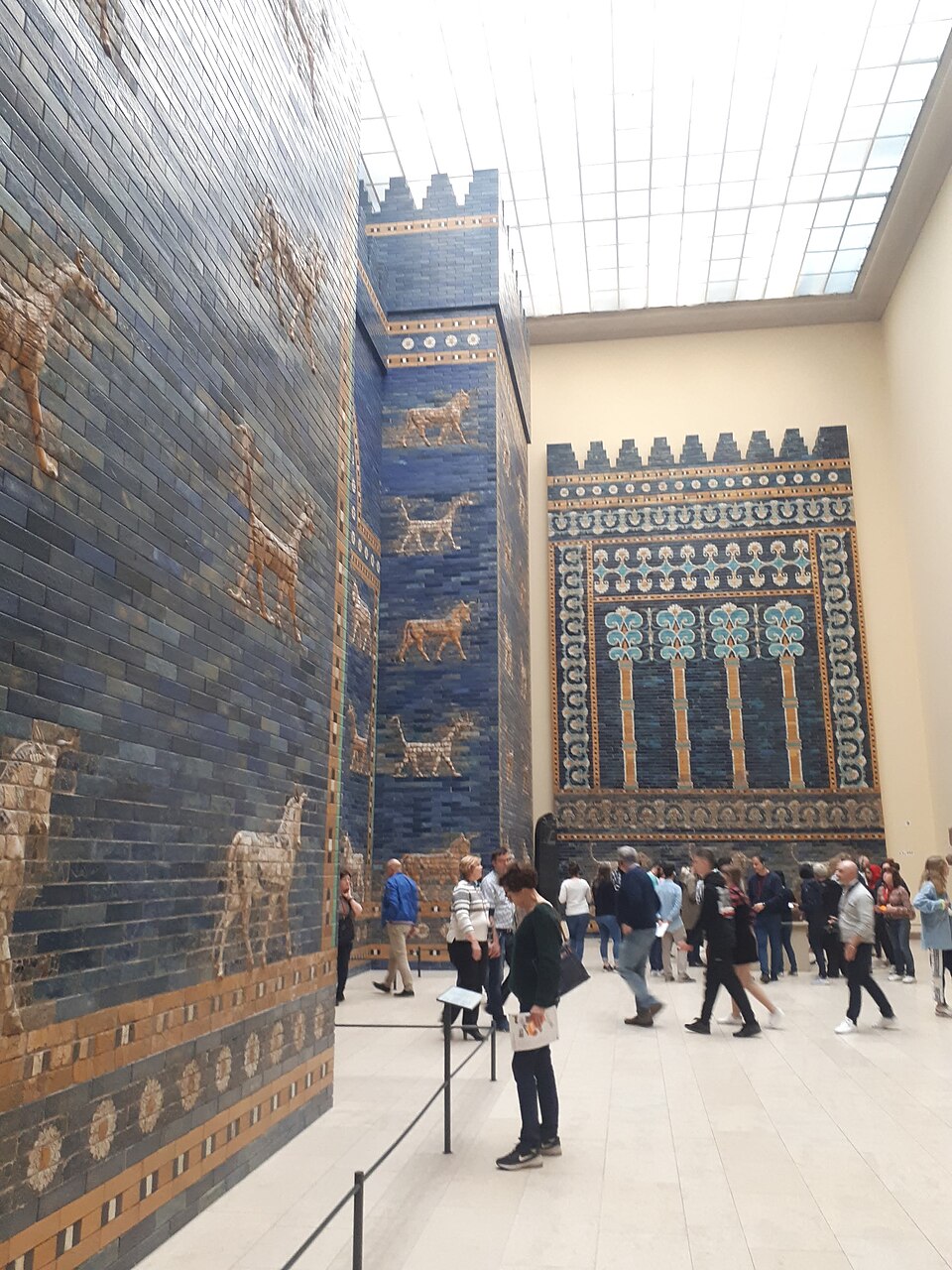 Babylon, "The Ishtar Gate," c. 575 BC (reconstruction, the Pergamon Museum)
