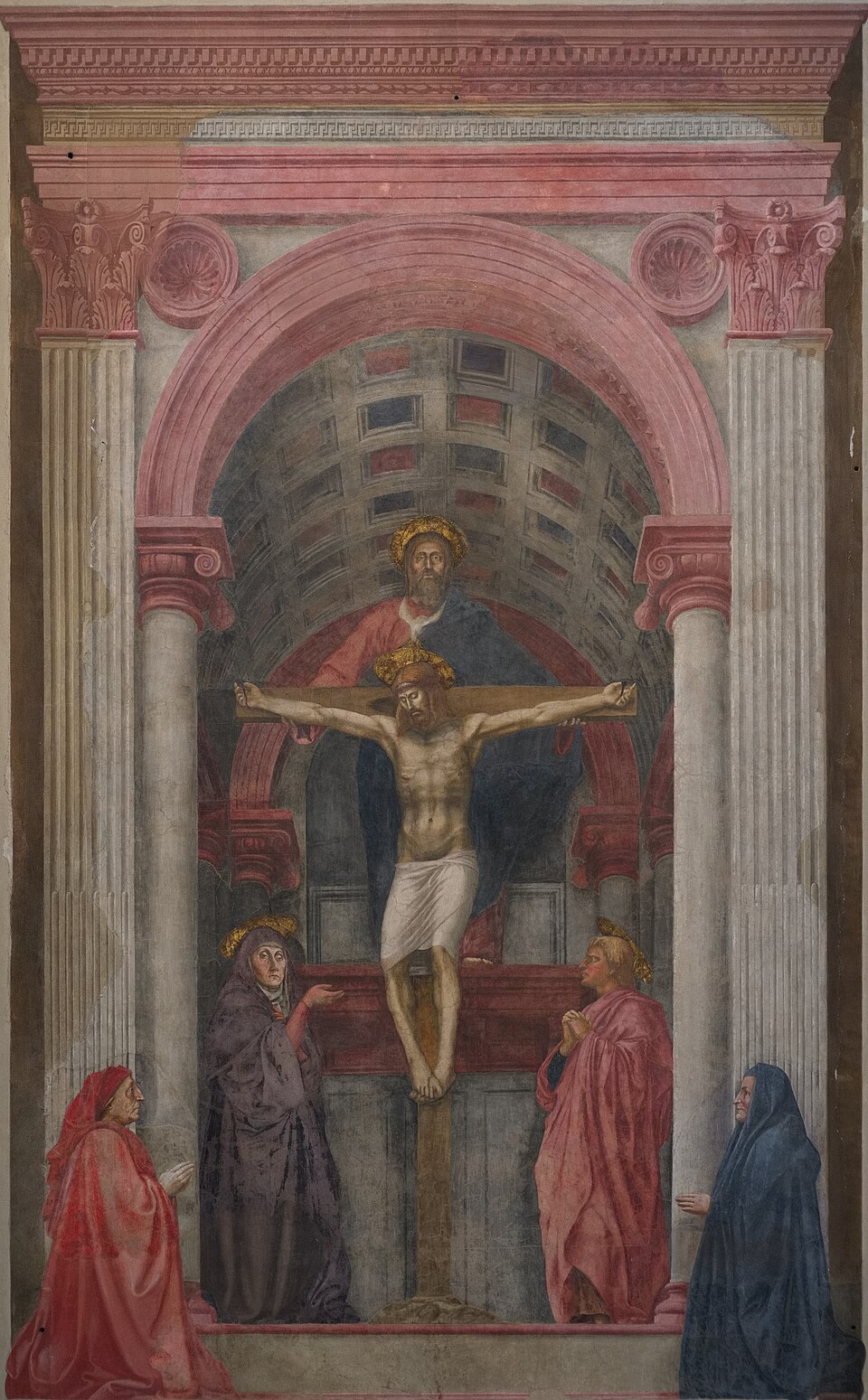 Masaccio, "The Holy Trinity," Santa Maria Novella, 1425–1428