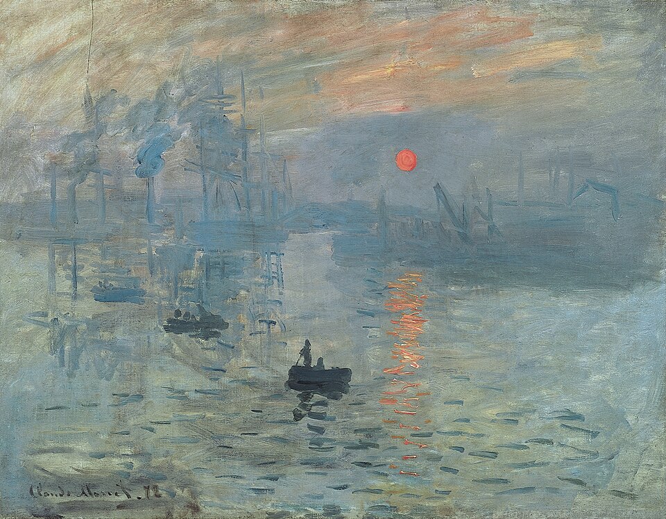 Claude Monet, "Impression, Sunrise," 1872