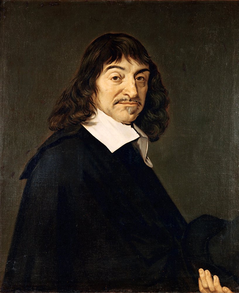 Frans Hals, portrait of René Descartes (1649), the Louvre — reason becomes the master of the modern age