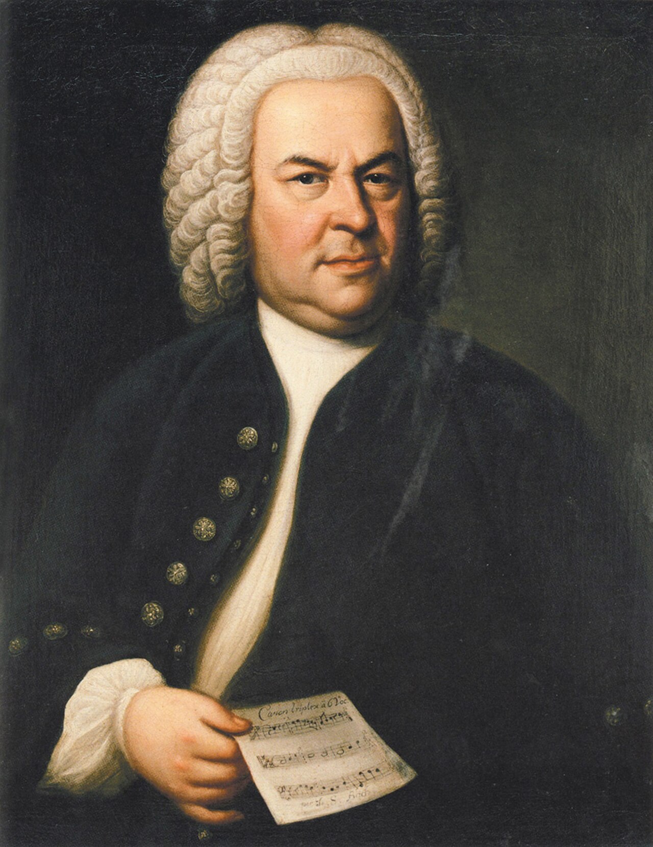 J. S. Bach, portrait by E. G. Haussmann (1748) — the summit of the age of the Passions