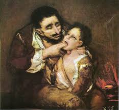 Lazarillo was published anonymously. A scene from the story stands in place of a portrait.